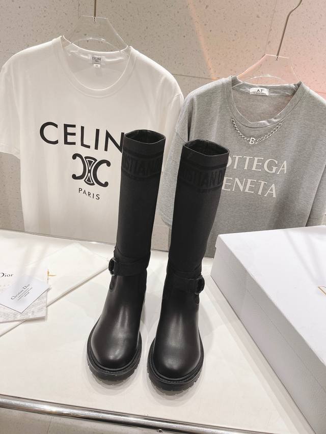High-end factory Dior* D's 2025Ss catwalk style work boots are a hit on Xiaohong