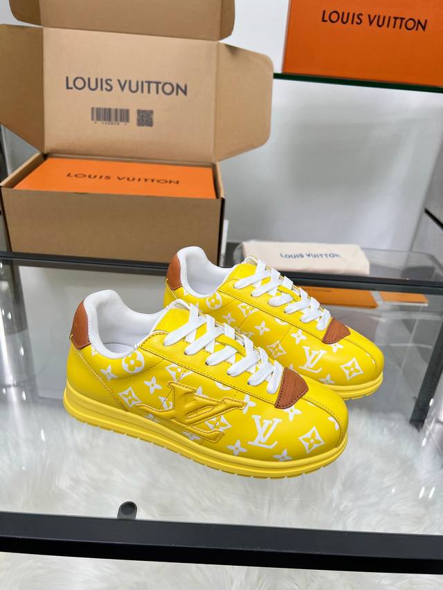 2025 Summer Lv Louis Vuitton new model shipped, upper made of cowhide, rubber ou