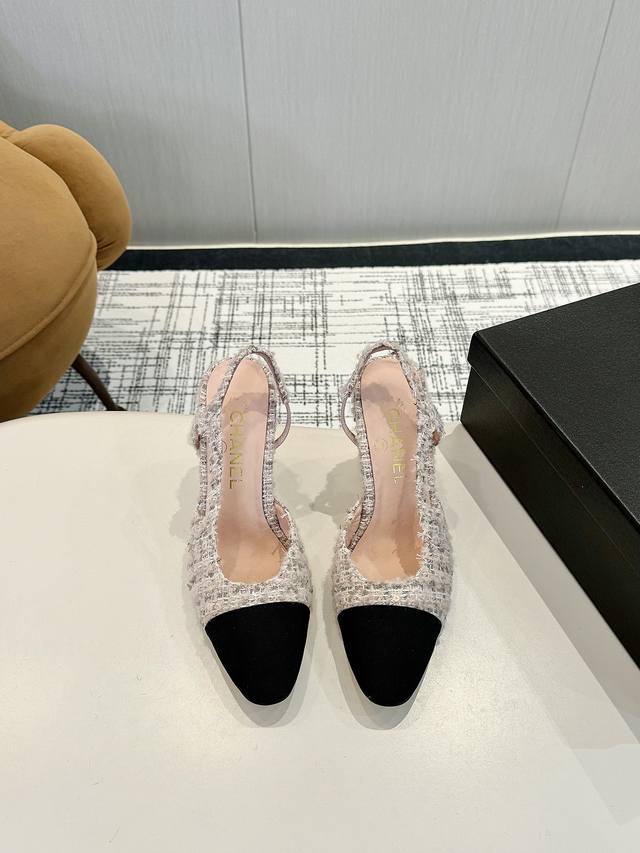 Chan*L classic Slingback. Ballet flats and flat sandals with 6.5 and 9.0 heels.
