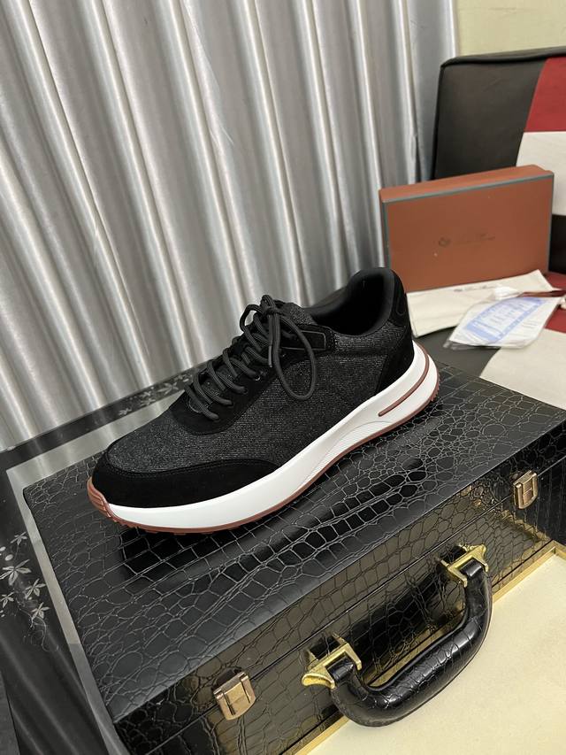 Factory Price: Loro Pian* casual shoes are made of frosted cowhide to create a u