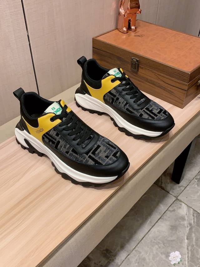 New: Factory-priced Fendi* latest hot-selling casual shoes, top-tier luxury bran