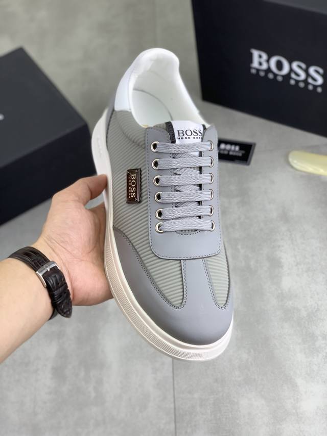 Factory P price P actual price Boss 2025 original lace-up men's shoes classic hi