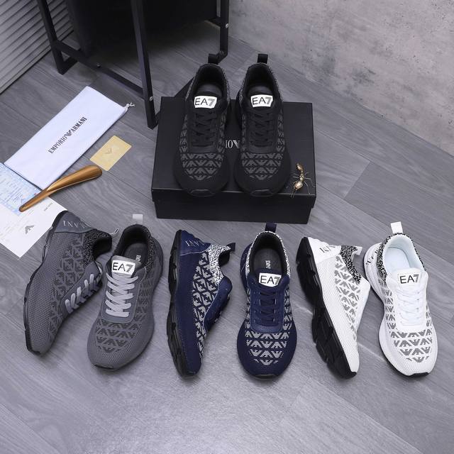 Factory Price Men's Sports Shoes Original Product Brand: Armani Armani Closed-so