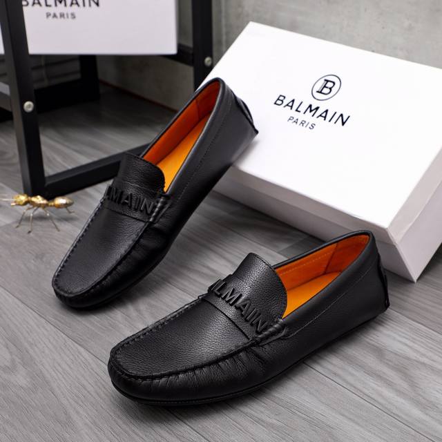 factory price men's sports shoes original single product brand: Balmain slip-on
