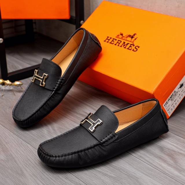 factory price men's sports shoes original product brand: Hermes Hermes slip-on s