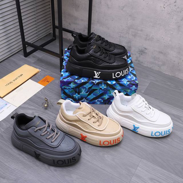 factory price men's men's sports shoes original product trademark: Lv Louis Vuit