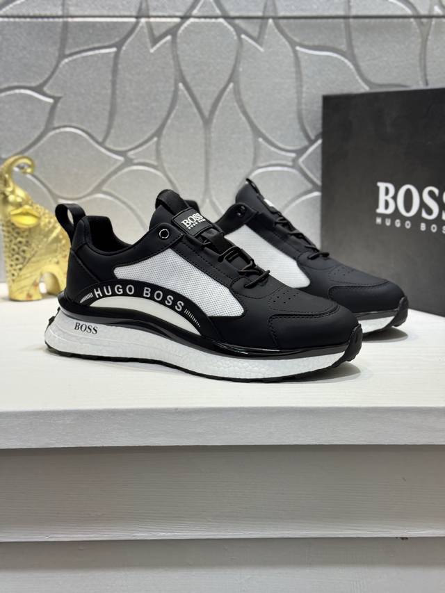factory price men's sports shoes original men's boutique Boss sports shoes, this