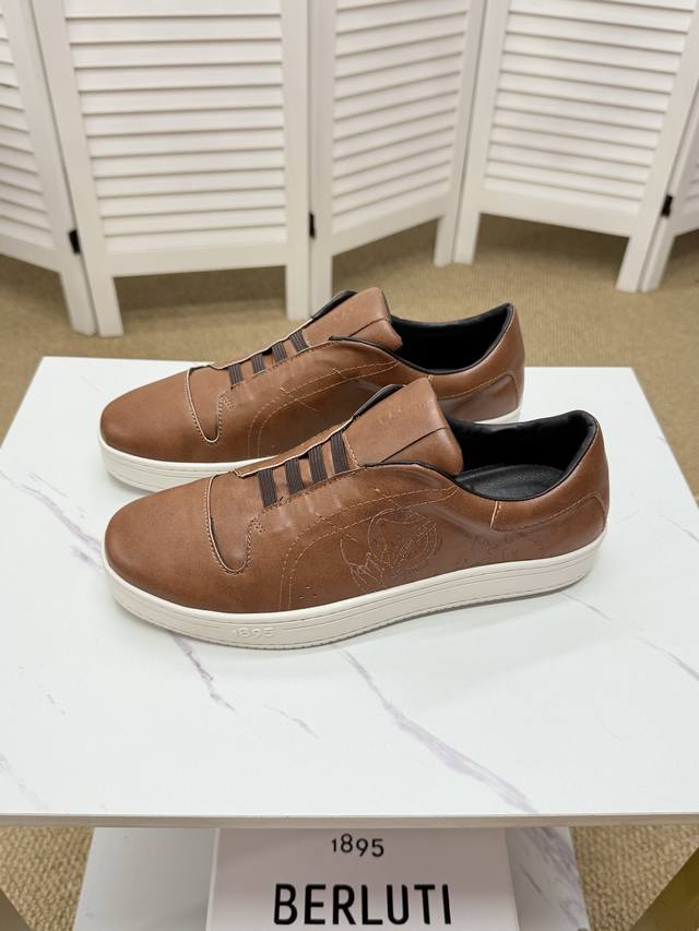 factory price men's sports shoes original Berluti Brulee high-end boutique men's