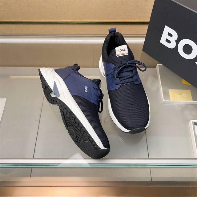 factory price men's men's sports shoes original Boss men's casual sports shoes,