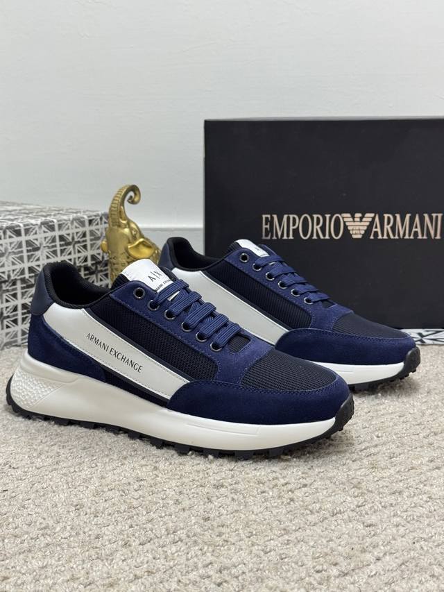 Factory Price Men's Sports Shoes - Armani Men's Sports Shoes, with their classic