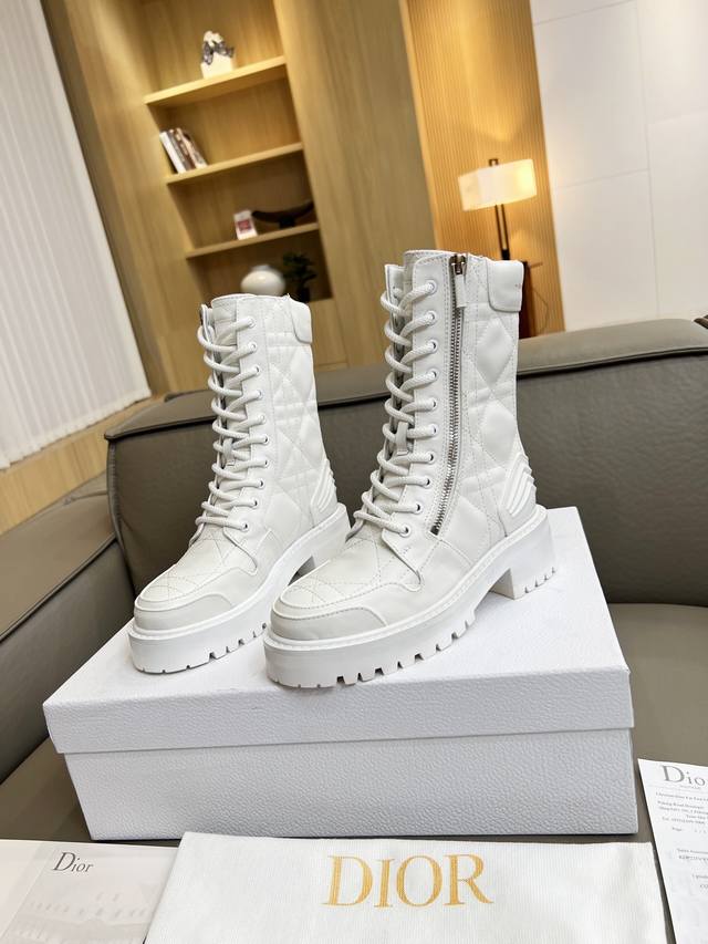Factory Price Women's Sports Shoes Original Dior Top-of-the-Line Martin Boots. O