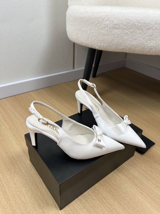 Chanel Early Spring New Arrivals: New Bow-Tie Pointed-Toe Sandals, a Fall-At-Fir