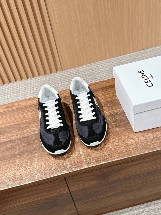 Celine's latest Racer Forrest Gump sneakers are highly recommended by celebritie