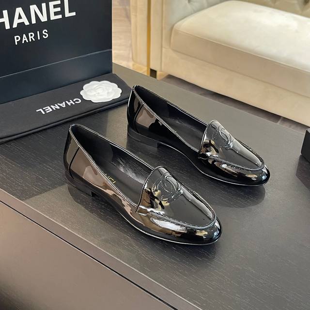 The new Chanel Double C loafers are embellished with the classic Double C logo,