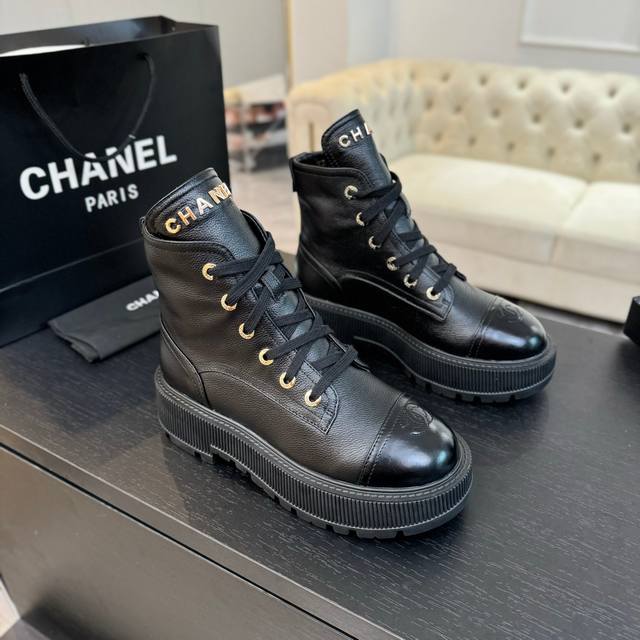 Shopping-level Chanel 24Ss early autumn counter new Martin boots, top-notch qual