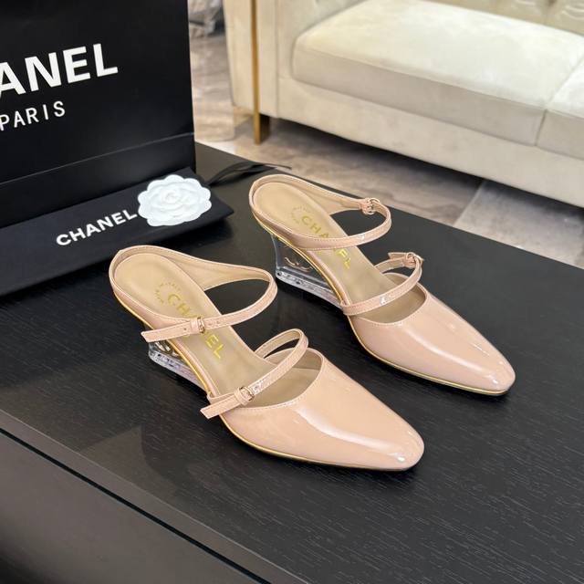 Purchase quality 24Fw new Chanel* Xiaochan catwalk style waterproof platform hig
