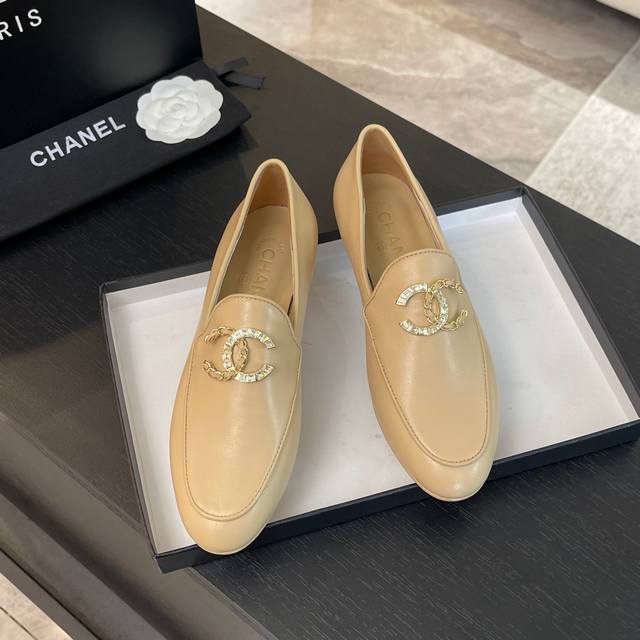 Slip-On Shoes - 25Fw New Spring/Summer Chanel Small Perfume Diamond Double C Sli