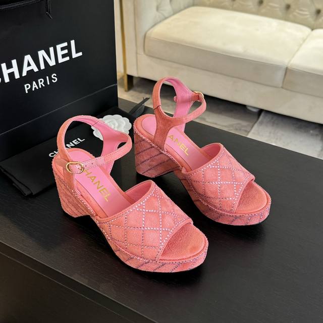 Leather Diamond-Paved Chanel* | Chanel 234P New Spring/Summer Hemp Rope Diamond-