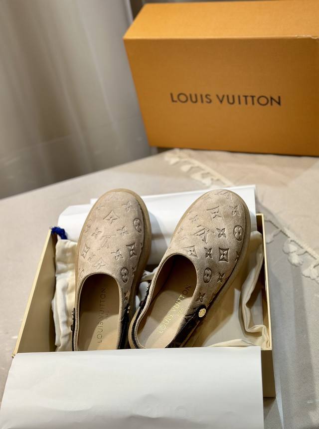 Pili Factory Price Louisvuitt On Fw23 New Arrival ~ LV Aspen Platform Slippers.