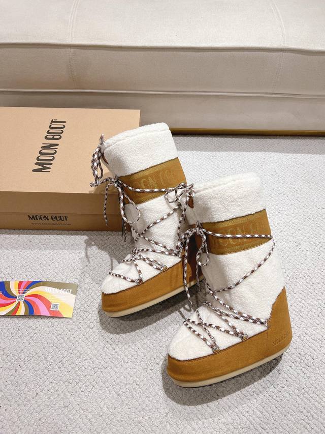 Top Edition Moon Boot 24 The latest autumn and winter ugly cute snow boots, fash