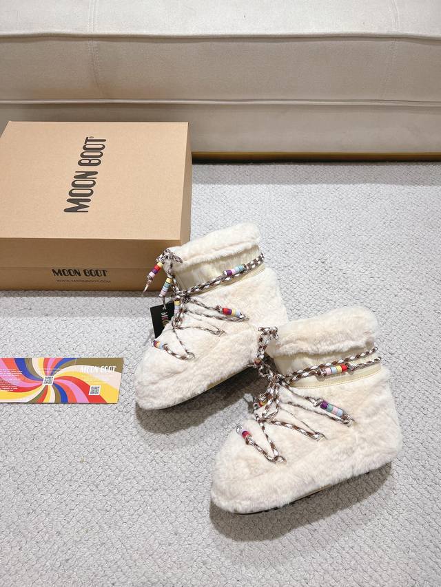 Top Edition Moon Boot 24 The latest autumn and winter ugly cute snow boots. Forg