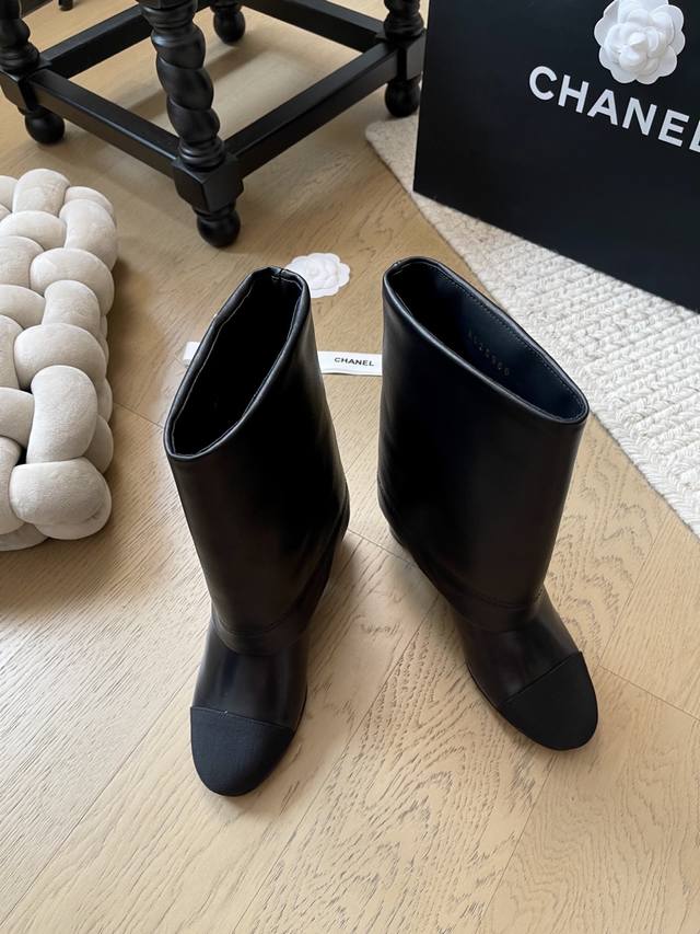 Chanel 25A new chain ankle boot series! Top-tier edition! Pre-sale: sheepskin up