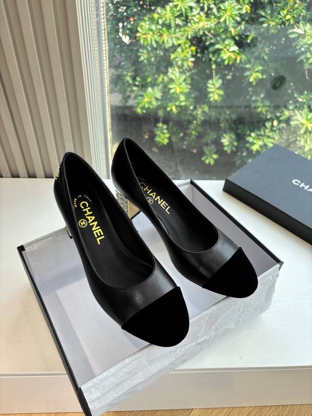 G170 WYSIWYG Shopping-level Chanel*25S early spring hit woven Mary Jane closed-t