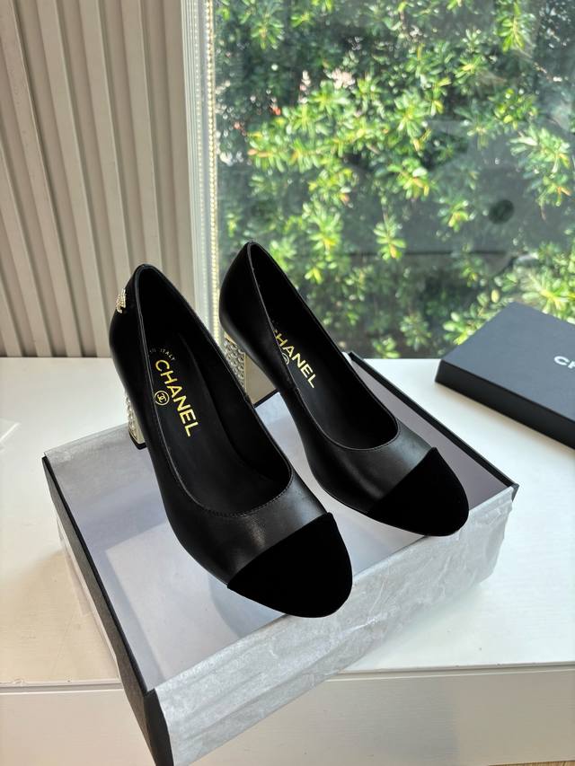 G170 WYSIWYG Shopping-level Chanel*25S early spring hit woven Mary Jane closed-t
