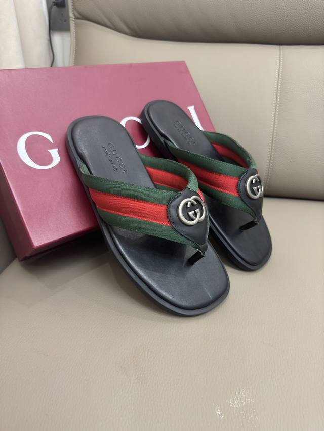Men's Interlocking G Flip Flops. These thongs draw inspiration from classic Web