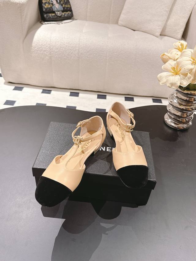 Flat Heel Mid-Heel - - Customized* 2025 Early Autumn New Pearl Heel Mary Jane Si