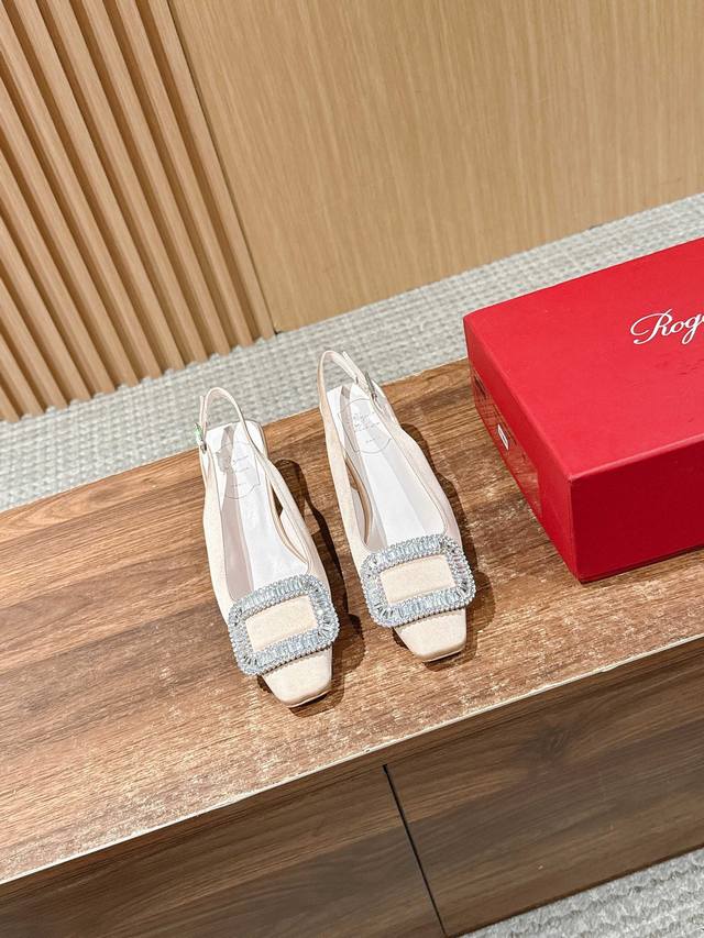 Roger Vivier rhinestone square buckle RV sandals are absolutely gorgeous! These