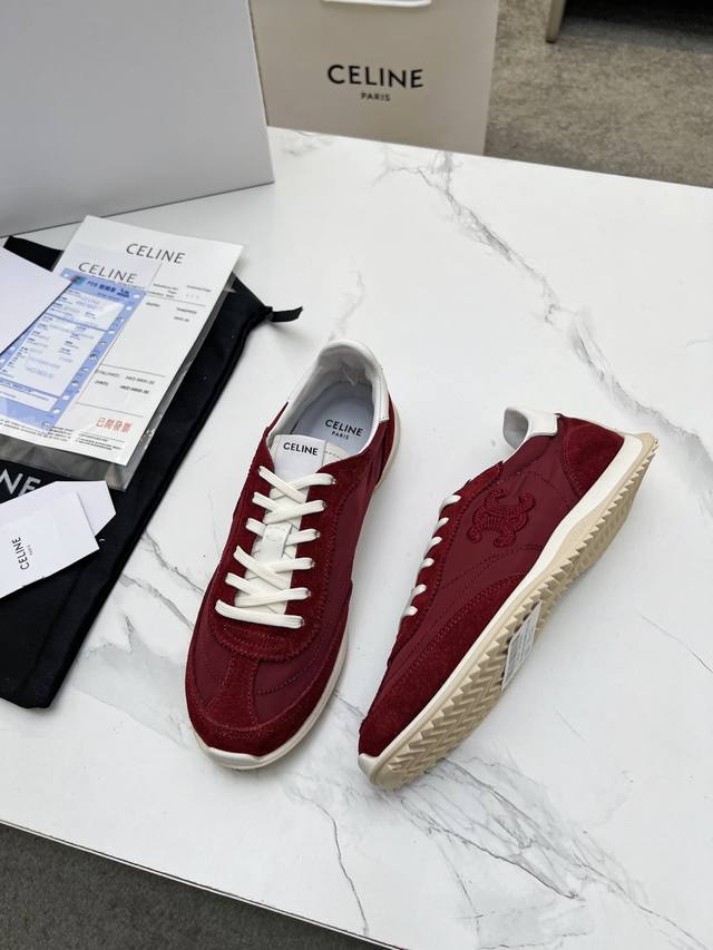 Celine 2025 New Arc de Triomphe Sports Casual Shoes Low Top Retro Shoes 35-41