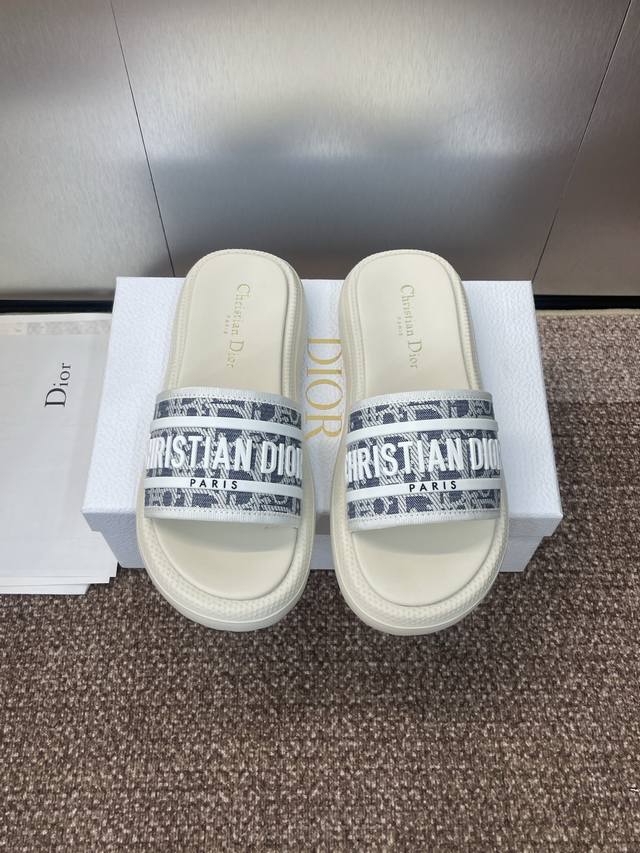 Factory Price P Dior 2025 Spring/Summer new Iviera Evolution thick-soled casual