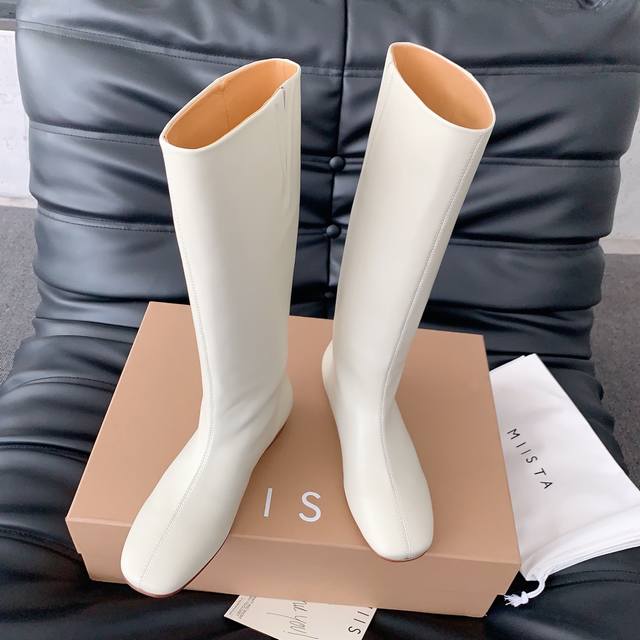 Miista's new autumn and winter knight boots, the same style worn by Ouyang Nana,