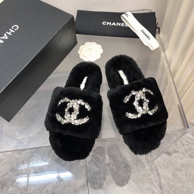 Furry Slippers 2025 Early Fall Rhinestone Furry Slippers Collection. Exclusively