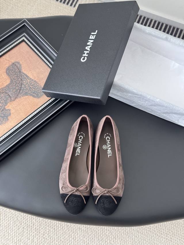 Chanel new color ballet flats, a 1:1 replica of the classic classic, perfect wit