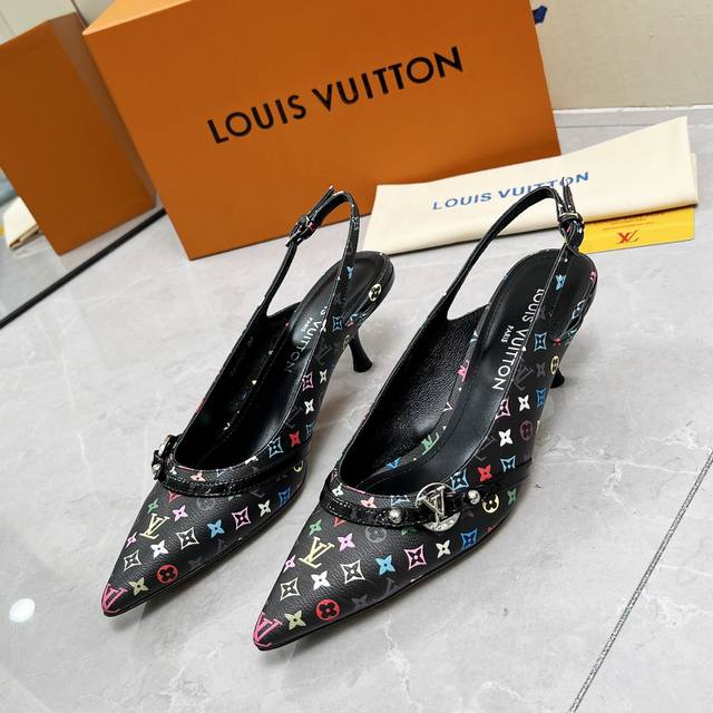 Factory Price P Louis Vuitton 25Ss New Sandals Upper: Original Printed Leather L