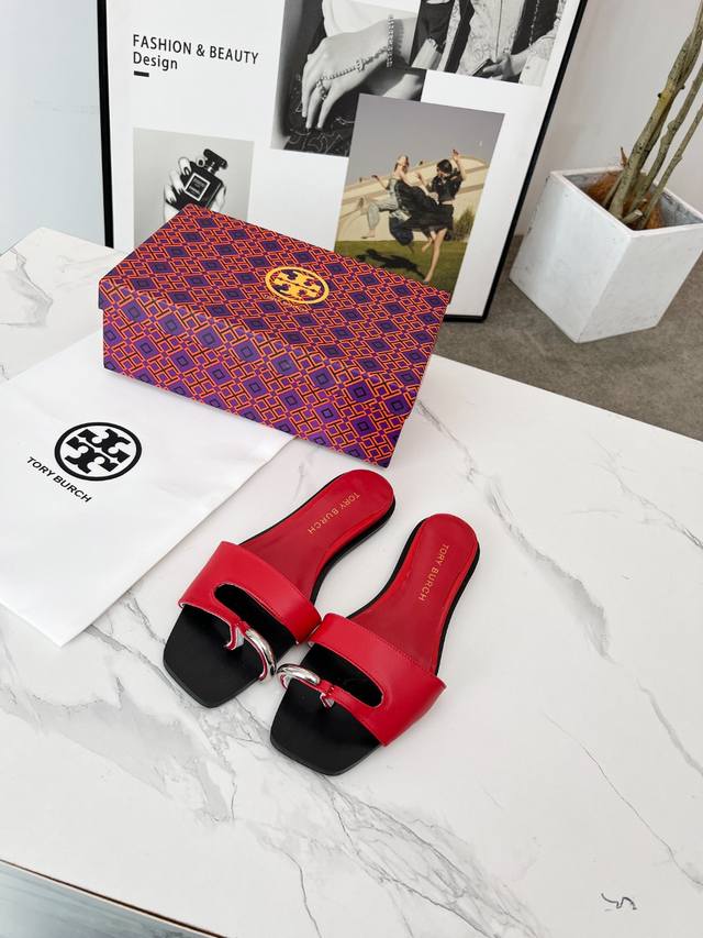 Tory Burch 25th season spring and summer new style six colors available. Size 35
