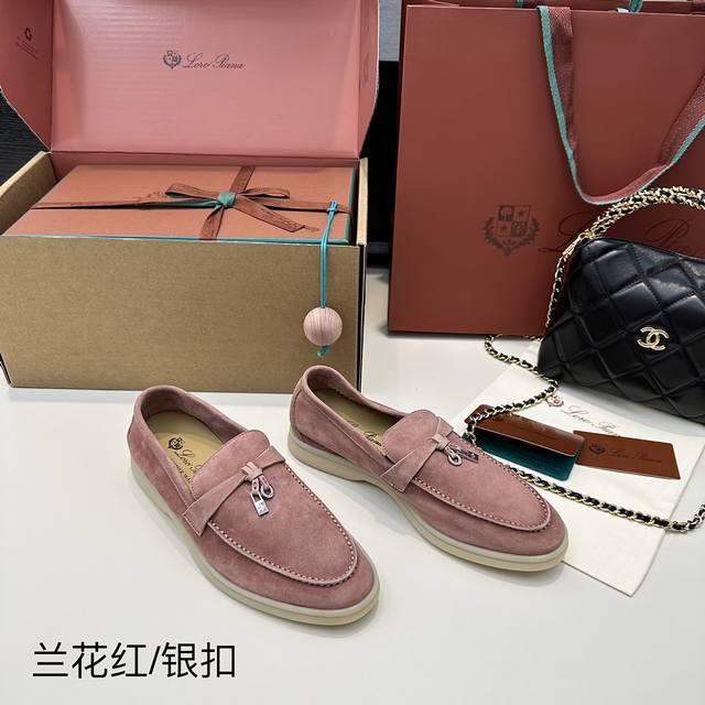 Loro Piana Italian brand Lp Summer Walk classic handmade loafers. Available in s