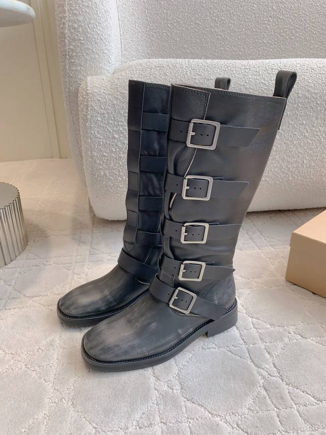 Miista's new autumn and winter knight boots, the same style worn by Ouyang Nana,