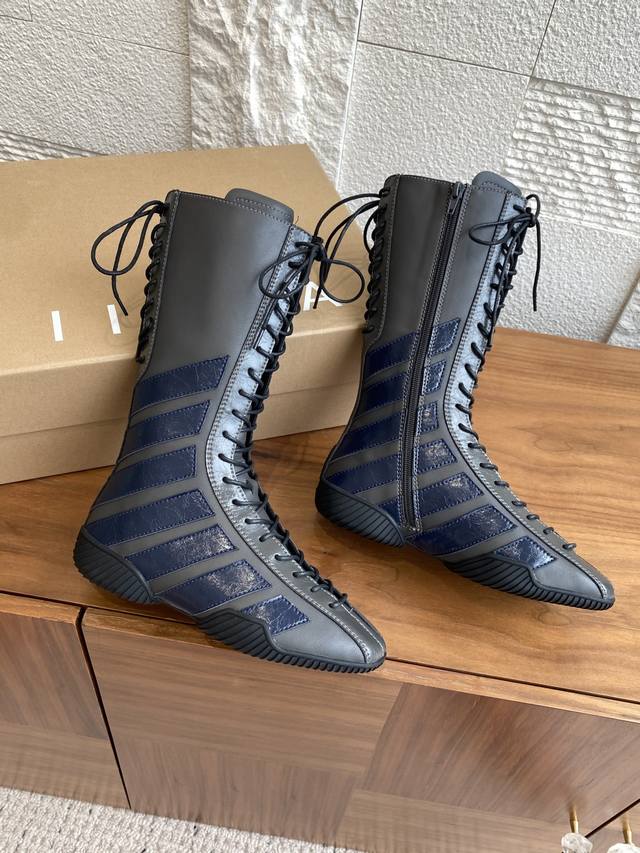 Premium Edition: Miista 25Ss New Autumn/Winter Boxing Boots. These Miista calf b