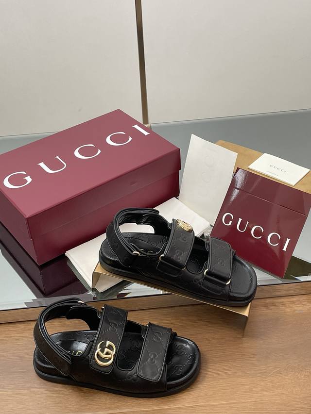 New summer model Gucci high-end boutique Gucci early spring series GG embossed l