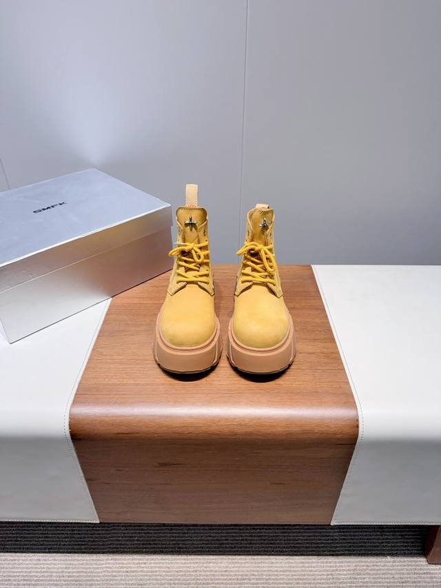 Smf - Niche fashion brand 25Ss's hot new thick-soled casual shoes and Martin boo