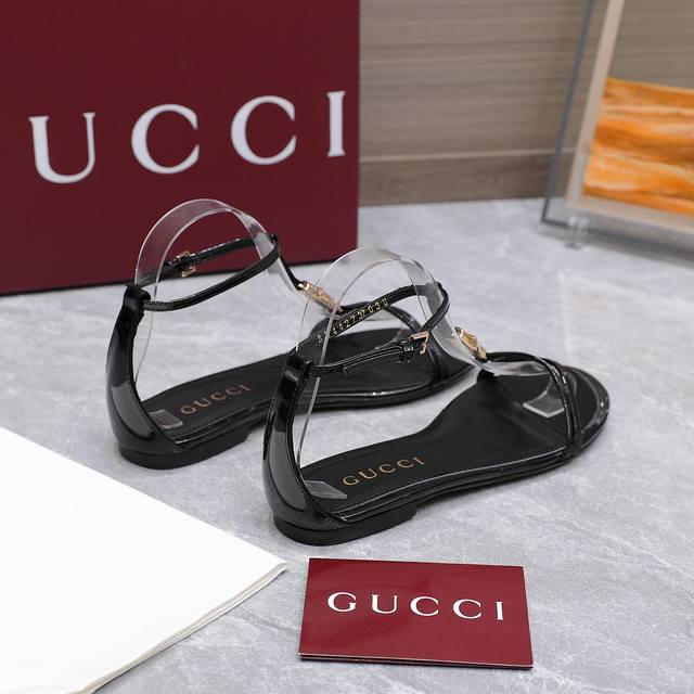 Exclusive top version Gucci Gucci spring and summer latest hit flip-flop sandals