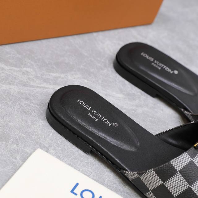 Top-of-the-line Lv new slippers, original molded bottom flower Lv Louis Vuitton