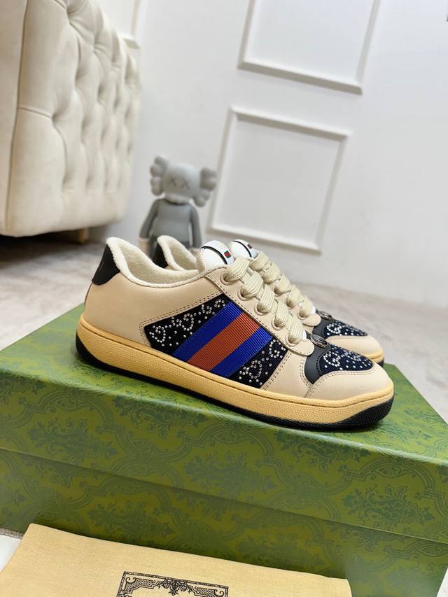 Gucci's newly upgraded Gucci dirty shoes for couples, new early spring Gg series