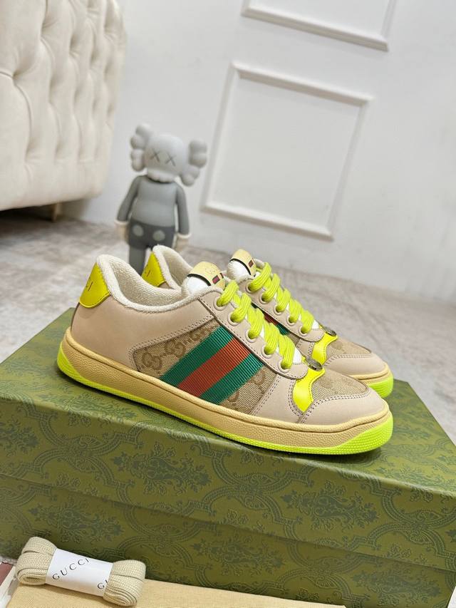 Gucci's newly upgraded Gucci dirty shoes for couples, new early spring Gg series