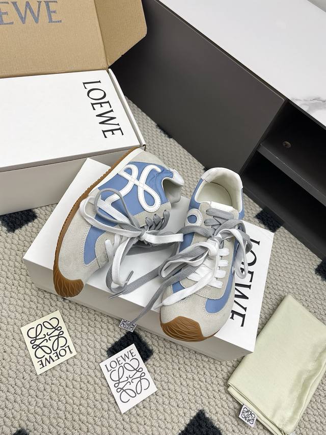 Button 10 Purchasing-level Loewe 2025 Early Spring Ballet Runner 2.0 Ballet Snea