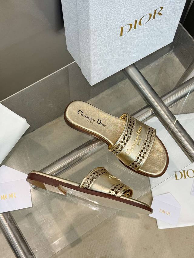 Factory Price Pp: Dior Dior 2025 Spring and Summer New D-Lane Jelly Color Hollow