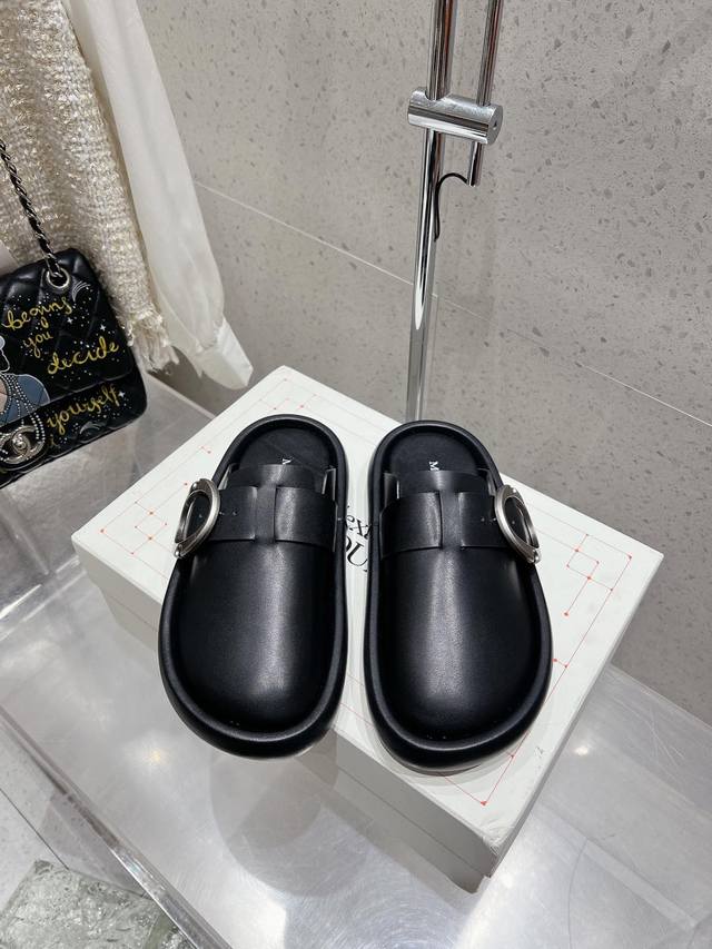 Alexander McQueen 25Ss early spring new height-enhancing platform Birkenstock sl